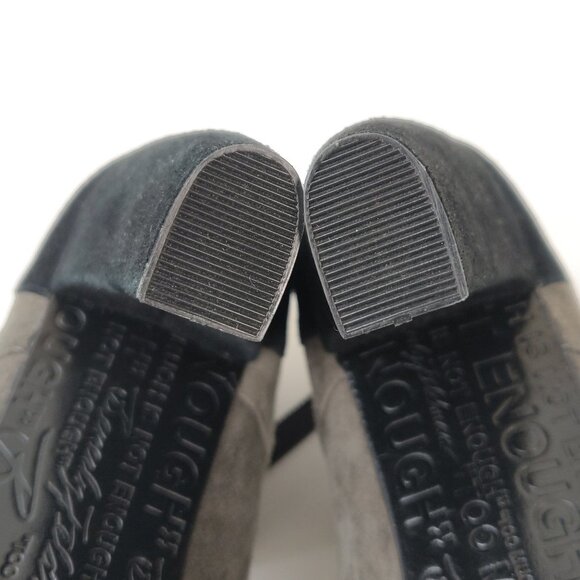 NWOT Beverly Feldman Best Suede Pump sz 7 - Picture 8 of 11